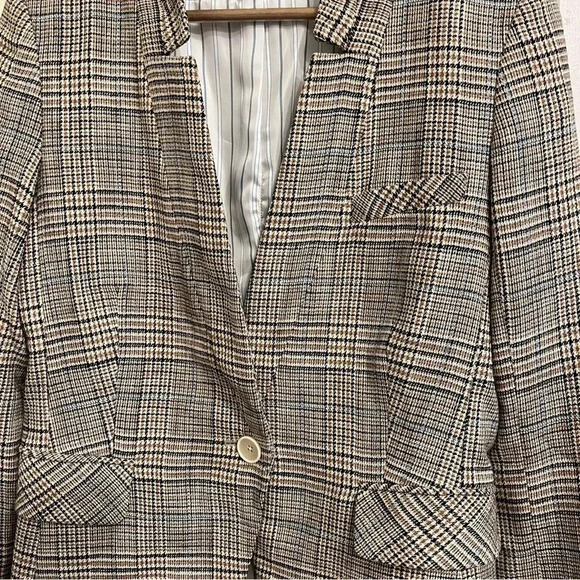 Veronica Beard Orchid brown houndstooth jacket size 10 - Picture 4 of 16